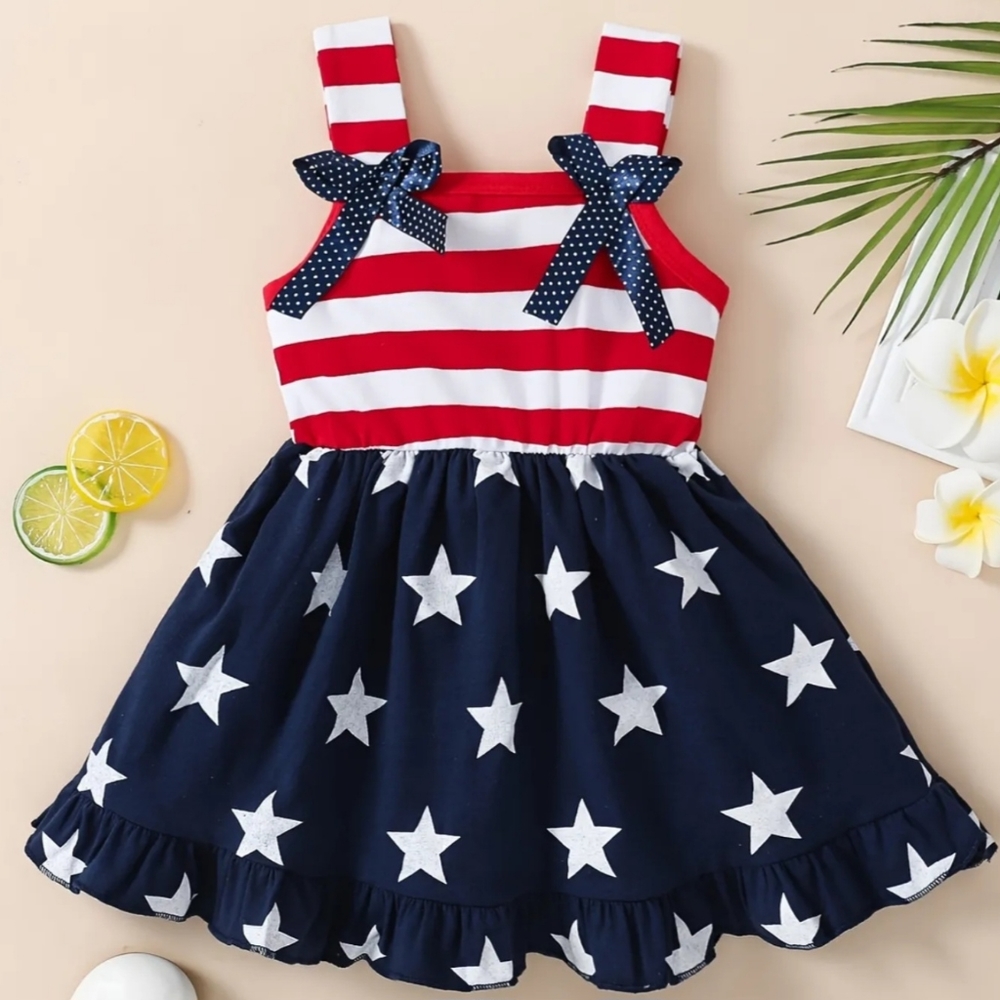 NWT Girls 4th of July Summer Dress